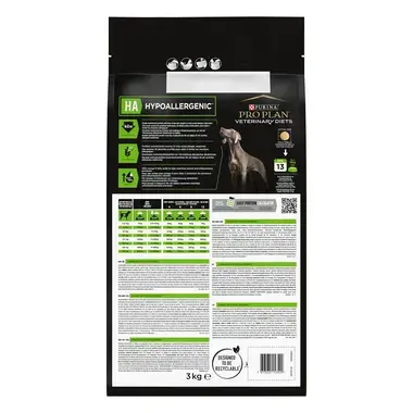 PURINA PRO PLAN VETERINARY DIETS HA Hypo Allergenic 3 kg