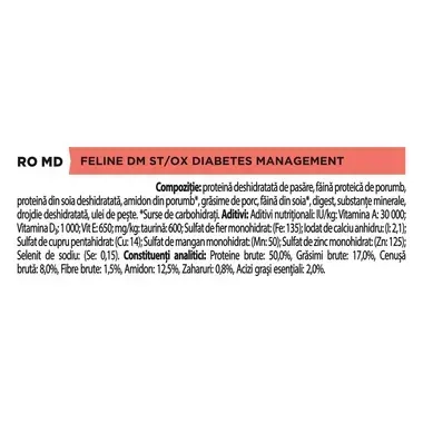 PURINA PRO PLAN VETERINARY DIETS DM St/Ox Diabetes Management hrana uscata pisici