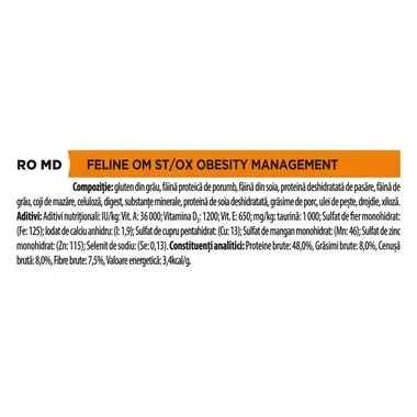 PURINA PRO PLAN VETERINARY DIETS OM St/Ox Obesity Management hrana uscata pisici