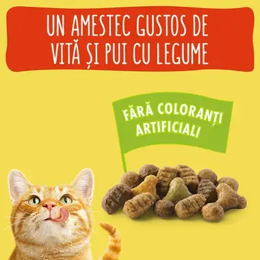 FRISKIES Adult cu Vita, Pui si Legume 10 kg