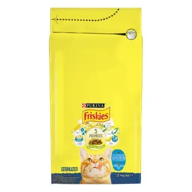 FRISKIES Adult Sterile cu Somon si Legume