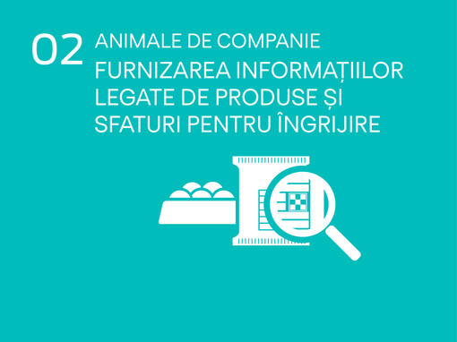 icon animale de companie furnizarea informatiilor legate de produse si sfaturi de ingrijire	